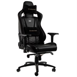 Игровое Кресло Noblechairs EPIC (NBL-PU-GOL-002) PU Leather / black/gold