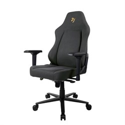 Компьютерное кресло (для геймеров) Arozzi Primo Woven Fabric Black-Gold - фото 16698