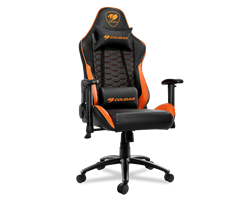Кресло компьютерное игровое Cougar OUTRIDER Black-Orange черный, оранжевый - фото 19802