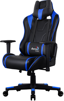Компьютерное Игровое Кресло Aerocool AC220 AIR-BB black/blue - фото 20598