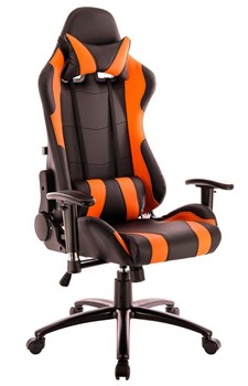 Геймерское кресло Everprof Lotus S2 Экокожа Оранжевый - фото 23737
