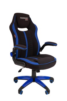 Игровое Кресло Chairman   game 19 Россия ткань черн./синий н.п. - фото 25862