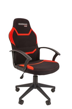 Игровое кресло Chairman game 9 Россия ткань черно/красный New - фото 26714