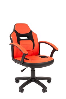 Кресло Chairman Kids 110 Россия экопремиум черный/красный - фото 26928