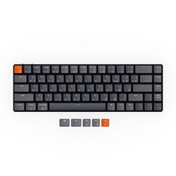 Беспроводная механическая ультратонкая клавиатура Keychron K7, 68 клавиши, RGB подсветка, Red Switch - фото 28785