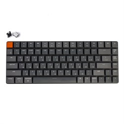 Беспроводная механическая ультратонкая клавиатура Keychron K3, 84 клавиши, RGB подсветка, White Switch - фото 28947