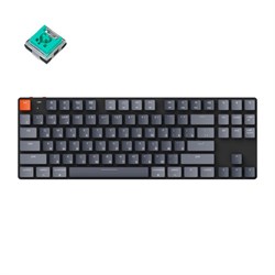Беспроводная механическая ультратонкая клавиатура Keychron K1SE, TKL, RGB подсветка, Mint Switch - фото 28983