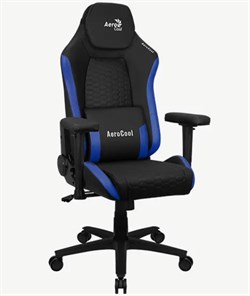 Компьютерное Игровое Кресло Aerocool CROWN Leatherette Black Blue - фото 29280