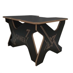 Игровой компьютерный стол GENERIC COMFORT Mini/Seven/NC Коричневый - фото 32750