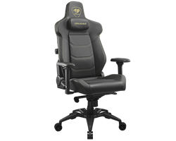 Кресло компьютерное игровое Cougar ATLANT ROYAL Черный, Золотой - фото 33294