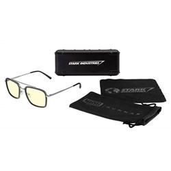 Очки для компьютера (для геймеров) GUNNAR Stark Industries Edition Amber EDI-12301, Silver - фото 34925