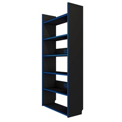 Геймерский стеллаж Generic Comfort Rack1/NB - Черный, Синий - фото 36049