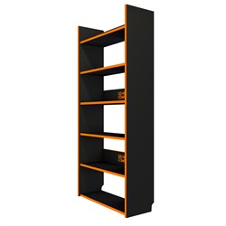 Геймерский стеллаж Generic Comfort Rack1/NO - Черный, Оранжевый - фото 36081