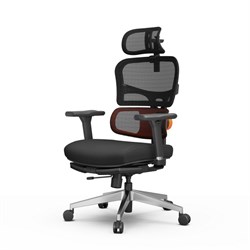 Эргономичное компьютерное кресло FoxGear NETZ модель X, черный - фото 42462