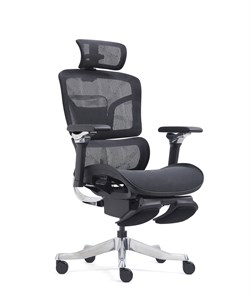 Эргономичное офисное кресло SPARX FX-27 Evil FT Black / Black - фото 42696