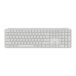 Беспроводная ультратонкая клавиатура Keychron B6 Pro, 109 клавиш, ножничные переключатели, цвет B6 Pro Ivory White - фото 42770
