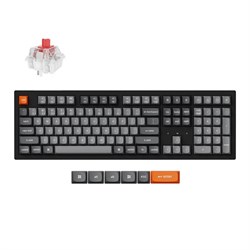 Беспроводная механическая клавиатура QMK Keychron K10 Max, 108 клавиш, RGB подсветка, Hot-swap, Keychron Red Switch - фото 43328