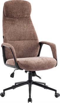 Кресло руководителя Everprof Otto Black Ткань Коричневый - фото 43662