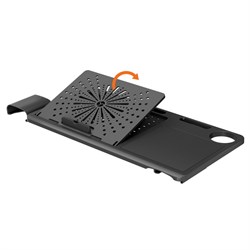 Съёмный ноутбучный столик для кресла FoxGear NETZ NTray, чёрный - фото 43747