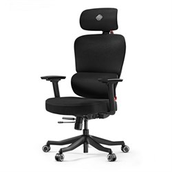 Эргономичное компьютерное кресло (для геймеров) Eureka Axion, ткань, красный - фото 43890