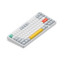 Беспроводная механическая клавиатура QMK Nuphy Halo75 V2 Ionic White, RGB, Hot Swap, Lemon Switch - фото 44492