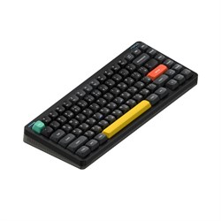 Беспроводная механическая клавиатура QMK Nuphy Halo75 V2 Obsidian Black, RGB, Hot Swap, Raspberry Switch - фото 44504