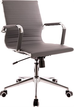 Кресло Everprof Leo T Экокожа Серый - фото 44617