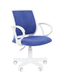 Кресло Chairman Kids 112 Россия ткань M морской, белый пластик - фото 44670