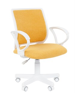 Кресло Chairman Kids 112 Россия ткань В лимон, белый пластик - фото 44672