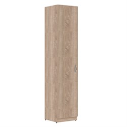 Шкаф колонка с глухой дверью SR-5U.1(L) Дуб Сонома светлый 386х375х1815 SIMPLE - фото 44730