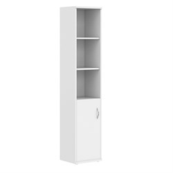 Шкаф колонка с глухой малой дверью СУ-1.1(L) Белый 406*365*1975 IMAGO - фото 44748