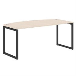 Стол руководителя XQET 189 Бук Тиара/Антрацит 1800х914х750 - фото 44762