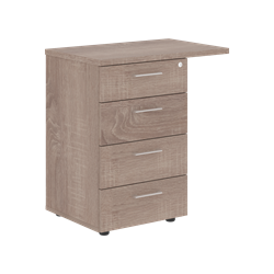 Тумба приставная XLC-4D.2A Дуб Сонома 700х450х750 XTEN - фото 44793