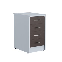 Тумба приставная с Топом Т-1 Металлик ТП-4.1А Венге Магия/Металлик 412х600х753  IMAGO - фото 44795