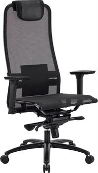 Кресло Deco Black Lux (Дэко Блэк Люкс) Сетка Черный - фото 45149