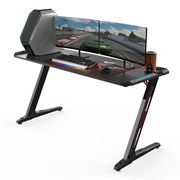 Стол компьютерный (для геймеров) Eureka Z60 c RGB подсветкой, чёрный Стол компьютерный (для геймеров) Eureka Z60 c RGB подсветкой, чёрный