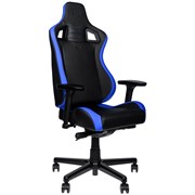 Компьютерное игровое кресло Noblechairs Epic Compact BLACK/CARBON/BLUE Черный, синий