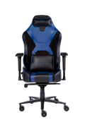 Кресло компьютерное игровое ZONE 51 ARMADA Black-Blue черный, синий