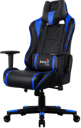 Компьютерное Игровое Кресло Aerocool AC220 AIR-BB black/blue Компьютерное Игровое Кресло Aerocool AC220 AIR-BB black/blue