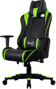 Компьютерное Игровое Кресло Aerocool AC220 AIR-BG black/green Компьютерное Игровое Кресло Aerocool AC220 AIR-BG black/green