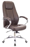 Кресло руководителя Everprof Long TM Экокожа  Коричневый