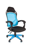 Игровое кресло Chairman game 12 Россия черн.голубой