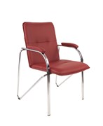 Офисное кресло Chairman 850 экокожа Terra 113 бордо (собр.)