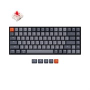 Беспроводная механическая клавиатура Keychron K2, 84 клавиши, White Led подсветка, Gateron Red Switch Беспроводная механическая клавиатура Keychron K2, 84 клавиши, White Led подсветка, Gateron Red Switch