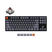 Беспроводная механическая клавиатура Keychron K8, TKL, алюминиевый корпус, RGB подсветка, Gateron Brown Switch Беспроводная механическая клавиатура Keychron K8, TKL, алюминиевый корпус, RGB подсветка, Gateron Brown Switch