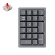 Механическая клавиатура QMK Keychron Q0 (цифровой блок), алюминиевый корпус, RGB подсветка, Gateron G Pro Red Switch, Hot Swap, Grey Механическая клавиатура QMK Keychron Q0 (цифровой блок), алюминиевый корпус, RGB подсветка, Gateron G Pro Red Switch, Hot Swap, Grey