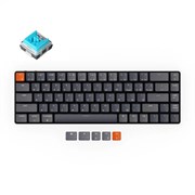 Беспроводная механическая ультратонкая клавиатура Keychron K7, 68 клавиши, RGB подсветка, Blue Switch Беспроводная механическая ультратонкая клавиатура Keychron K7, 68 клавиши, RGB подсветка, Blue Switch