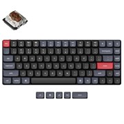 Беспроводная механическая ультратонкая клавиатура QMK Keychron K3 Pro, 84 клавиши, RGB-подсветка, Gateron Brown Switch Беспроводная механическая ультратонкая клавиатура QMK Keychron K3 Pro, 84 клавиши, RGB-подсветка, Gateron Brown Switch