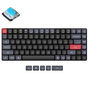 Беспроводная механическая ультратонкая клавиатура QMK Keychron K3 Pro, 84 клавиши, RGB-подсветка, Gateron Blue Switch Беспроводная механическая ультратонкая клавиатура QMK Keychron K3 Pro, 84 клавиши, RGB-подсветка, Gateron Blue Switch