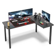 Стол письменный угловой (для компьютера) EUREKA ERK-CD-L01R-60B, Black Стол письменный угловой (для компьютера) EUREKA ERK-CD-L01R-60B, Black